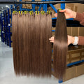 Straight #2 Color Human Hair Bundles Double Weft 100% Vietnamese Virgin Hair Weaving Extensions 100grams 1/2/3/4 Bundle Deal