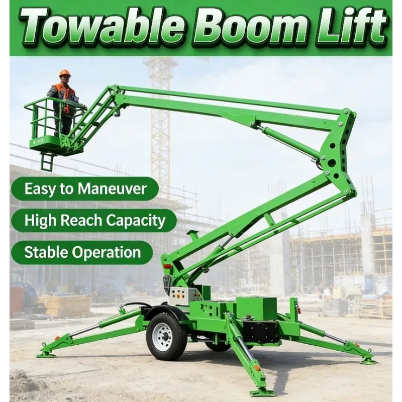 Customized New AWP Man Lifts Chassis-Mounted Telescopic Trailer Hydraulic Platform Lift Motor Towable Articulated Boom Nacelle L