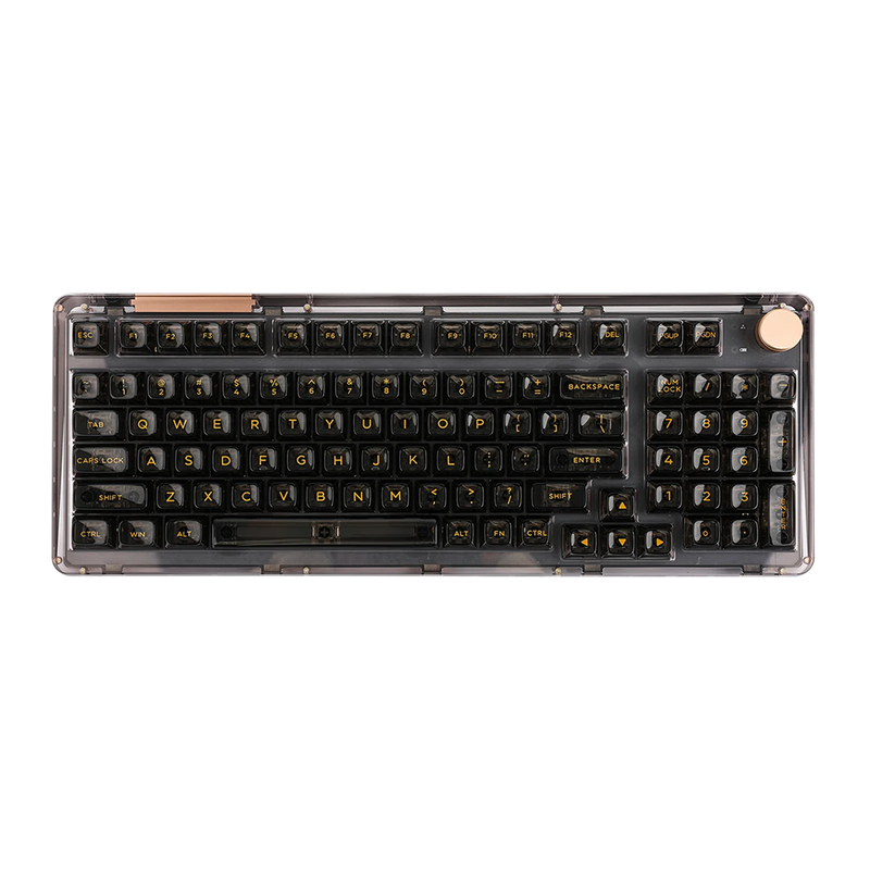 KiiBOOM Phantom 98 98-key Hot-swappable Wired/Bluetooth5.0/2.4GHz Wireless Acrylic Gasket Mechanical Keyboard