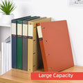 3 Hole Ring Binders File Folder Loose-leaf Binder Morandi Color Waterproof Document A4 Paper Storage