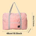 Travel Carry Bags Foldable Travel Bags Handbags Large Capacity Clothing Organizer Luggage Sorting Women Bear Pattern Duffle Bag