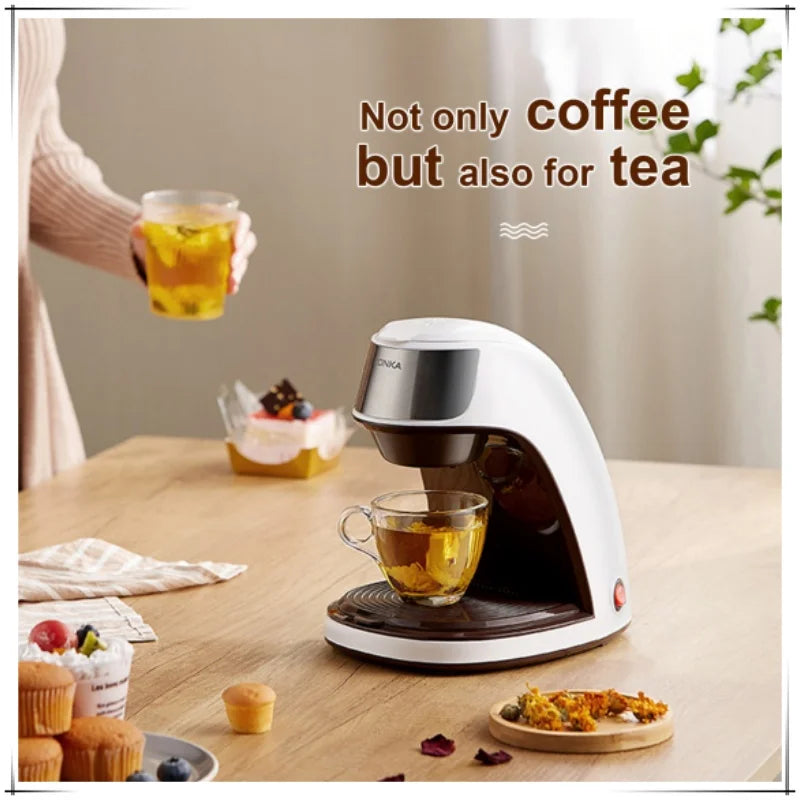 Electric Drip Coffee Machine Home Small Office Tea Brewing Machine Portable Coffee Maker