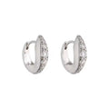 VENTFILLE 925 Sterling Silve Star Hoop Earring for Women Zircon Geometry Wide Office Versatile Jewelry Birthday Gift Dropship