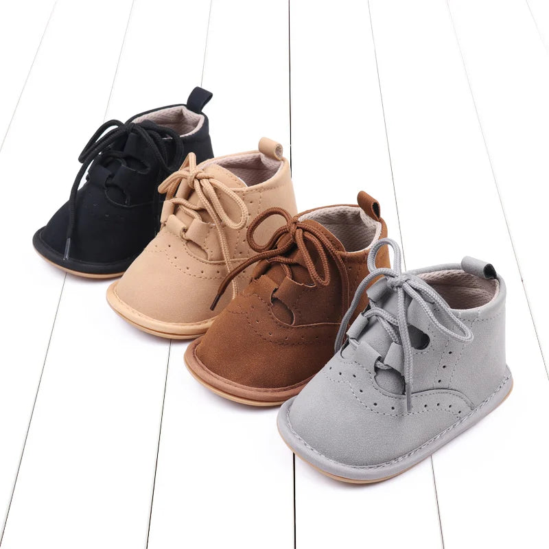 Baby Spring and Autumn Shoes Little Boots Anti-slip High Quality PU Classical Design 2024 New Fashion for 0-9-18 Months  BXC3240