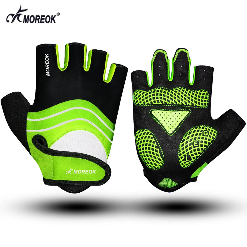 MOREOK Cycling Gloves Half Finger Bike 5MM Silicone Pads - View 8 | SAMAG