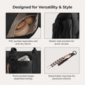 BAGSMART Boston Bag for Women Mini Duffel Shoulder Crossbody Bag Waterproof with Wet Pocket Gym Travel Daily Beach Weekender