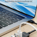 USB 3.0 Power Adapter 4-Port Multi-Function USB Hub USB 2.0 Type-C Hub Multi-Function Expansion Accessory