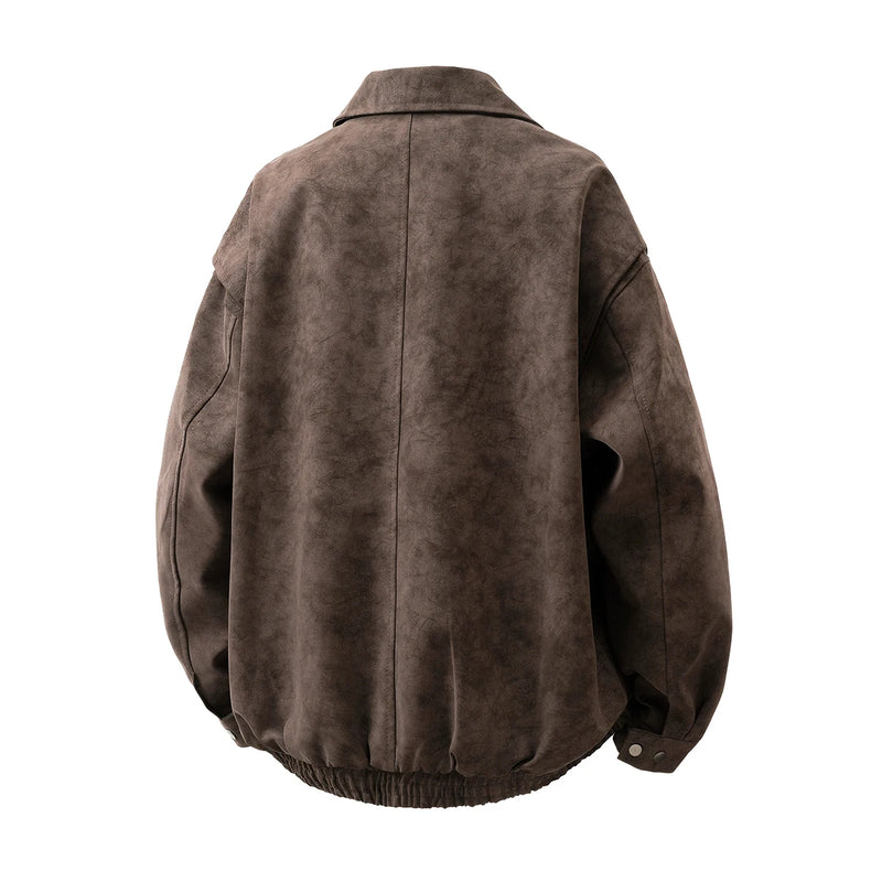 Men's Oversized Casual Leather Jacket
