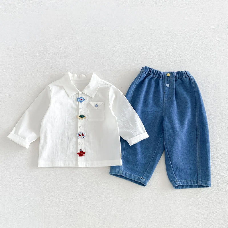 1 - 6Y Autumn Kids Casual Sets And Outfits Boys Cartoon - View 2 | SAMAG