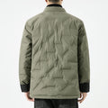 2025 Winter Chinese Style Men Casual White Duck Down Jackets Men Thick Warm Parkas Male Windproof Outwear Black Coats