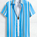 Men Women Shirts Colorful Striped Pattern Print Design | SAMAG
