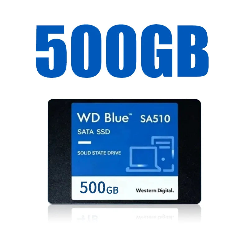 WD Blue SA510 2.5" SATA3 Internal SSD 1TB 2TB Original Western Digital Solid State Hard Drive For Notebook Desktop Computer
