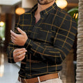 Men's business lapel shirt office casual outdoor street | SAMAG