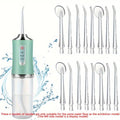 16pcs Dental Hygiene Kit - Includes Standard & Orthodontic Nozzles For Effective Teeth Cleaning And Oral Care