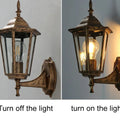 Europe Style Retro E27 Wall Lamp Courtyard Garden Outdoor Waterproof Lighting Aisel Stairs Residential Balcony Porch Fixtures