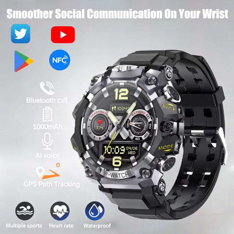 New Q668 Independent SIM Smart Watch 4G Full Netcom Front Dual Cameras Android System, Heart Rate & Step Count Sports Wristwatch