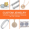 Mishang jewelry CVD HPHT lab grown diamonds 1ct 1.5ct 2ct 2.5ct 3ct NO IGI Certificate Laboratory Lab Created Diamond Wholesales