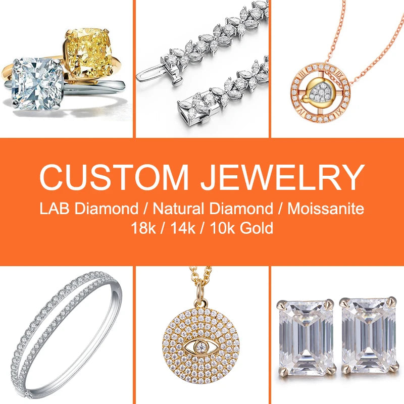 Mishang jewelry CVD HPHT lab grown diamonds 1ct 1.5ct 2ct 2.5ct 3ct NO IGI Certificate Laboratory Lab Created Diamond Wholesales