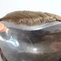 Super Ultra Thin Skin 0.02mm 80-100%Density Men Toupee Brown Black 210# Human Hair System Undetectable Natural Hairline Prosthes