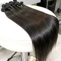 32 Inch Straight Brazilian Virgin Human Hair Bundles Natural Color Unprocessed Human Hair Weft Silky Straight Hair Weave 4 Bundles Hair Extensions For Ladies