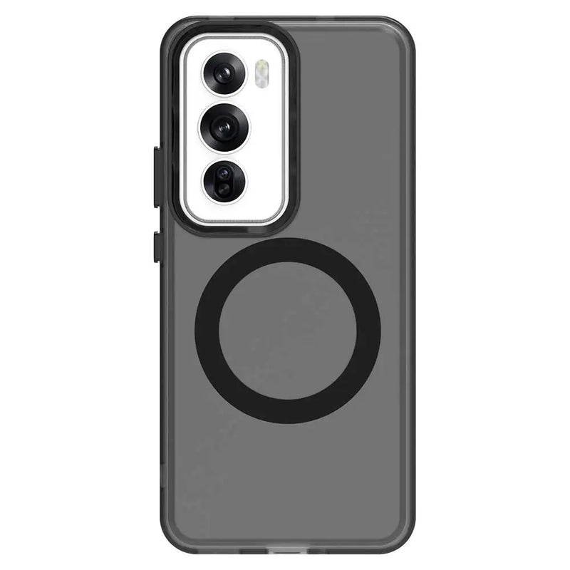 Magnetic For Magsafe Wireless Charge Cases For OPPO Reno 12 Pro Reno12 Reno12Pro 5G Shockproof Candy Color Bumper Cover