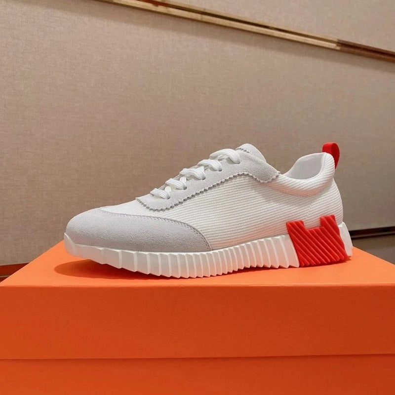 Men's Casual Leather Running Shoes Breathable Low-Top Sneakers Black Comfortable Anti-Odor Rubber Sole All-Season Wear