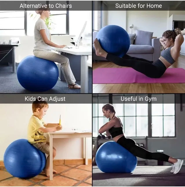Yoga Ball 75cm Explosion-proof Gym Equipment for Pilates | SAMAG