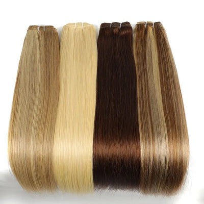 Real Beauty Platinum Blond Brazilian Straight Hair Weave | SAMAG