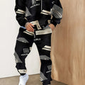 The new men's hoodie set for Spring and Autumn features a casual fashionable soft and comfortable 3D pattern - View 2 | SAMAG