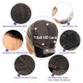 30 40 Inches #4 Chocolate Brown 13x4 Lace Front Human Hair Wigs Pre Plucked Dark Brown Bone Straight 13x6 HD Lace Frontal Wigs