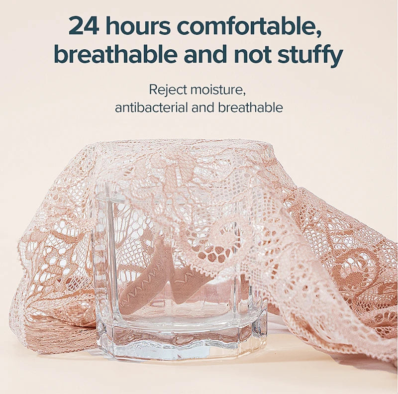 Women's Panties Sexy Lace Transparent Underwear Hollow Out Female Low Waist Briefs Breathable Lingerie Intimates Underpants