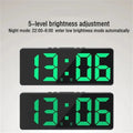 Simple Alarm Clock with LED Display, Large Screen Digital Clock, Bedside Clock for Bedroom, Fashionable Clock
