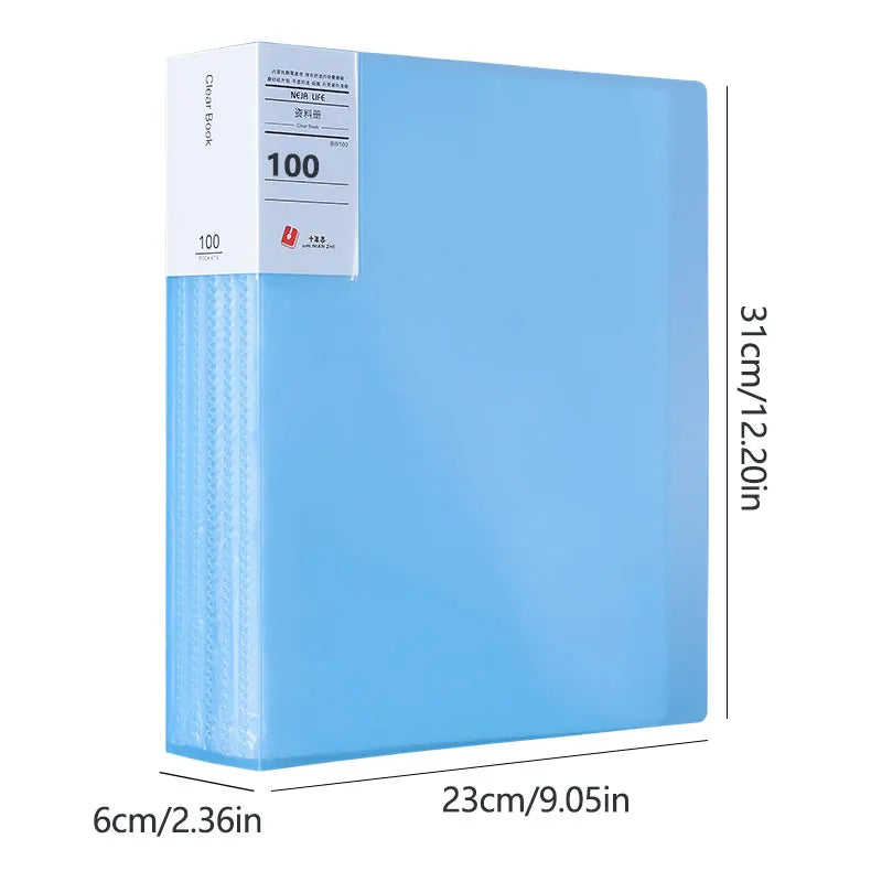 A4 Semi Transparent PP Brochure, Multiple Page Sizes To Choose From, Classified Insert Folder, Conference Document Organization,