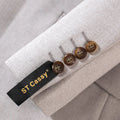 ST Cassy Full Men's Suits High Quality Elegant Slim Fit Formal Office and Leisure Banquet Groomsman Set Groom's Wedding Dress
