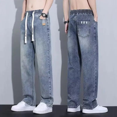 Men's Loose Fit Straight Leg Wide Pants New Spring/Summer | SAMAG