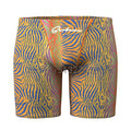 SEOBEAN Men‘s Long Swim Trunks Zebra Print Quick Dry | SAMAG