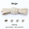 No Tie Elastic Shoe Laces One Size Fits All Adult and Kids Shoes Shoelaces for Sneakers Shoelace Tieless Flat Expand Shoestrings