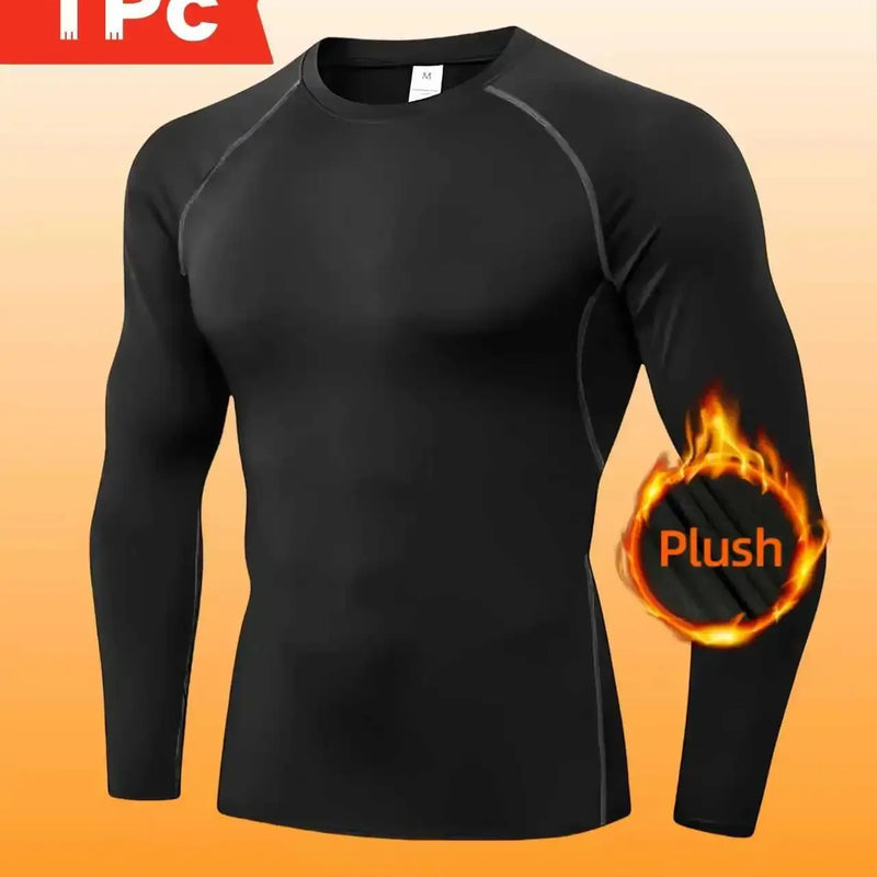 Men's Thermal Underwear Set Warm Breathable Home Wear Solid Color Versatile Sweat-Absorbing Sports Base Layer Autumn Winter