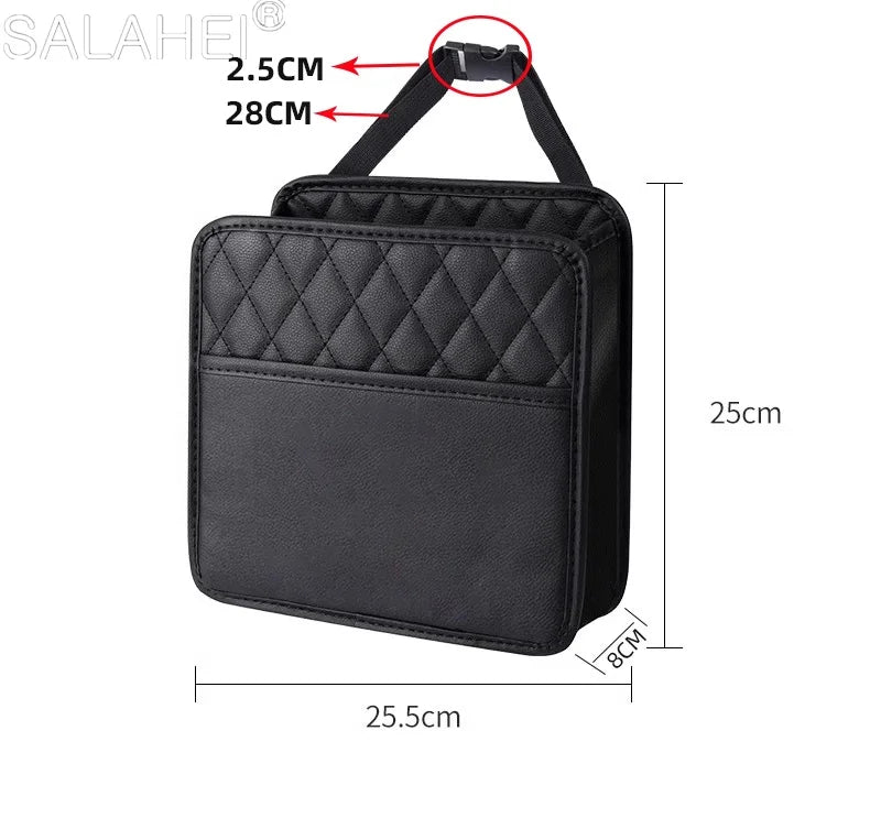 Car Seat Storage Bag Tissue Water Cup Pockets Stowing Tidying For Dacia Logan Sandero Duster Spring Jogger Solenza Largus Dokker