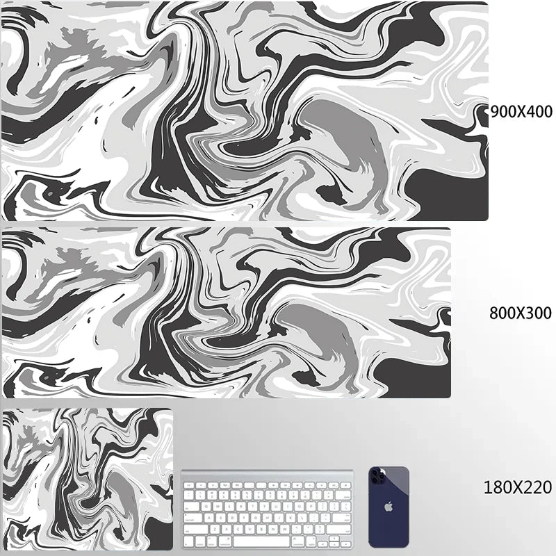 Strata Liquid 900x400 Mouse Pad Computer Laptop Anime Keyboard Mouse Mat XXL Large Mousepad Keyboards Gamers Decoracion Desk Mat