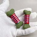 Rope Wound Bone Cat Grass Toys Cat Catnip Ball Toys,Cat Self-Entertainment Toys, Cat Snack,Kitty Teeth Cleaning Lick Dental Toys