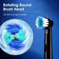 Intelligent Rotating Electric Toothbrush Rechargeable Rotary Brush Compatible with Oral B Replacement Electric Brush Heads