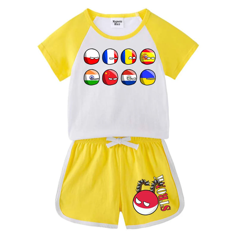 Countryball Polandballs Clothes for Summer Toddler Girls | SAMAG