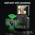 ANSVICAM 4K Mini POV Magnetic Sports Camera Anti-shake Portable Vlogging Camera with Charging Case Wearable Body Thumb Cameras