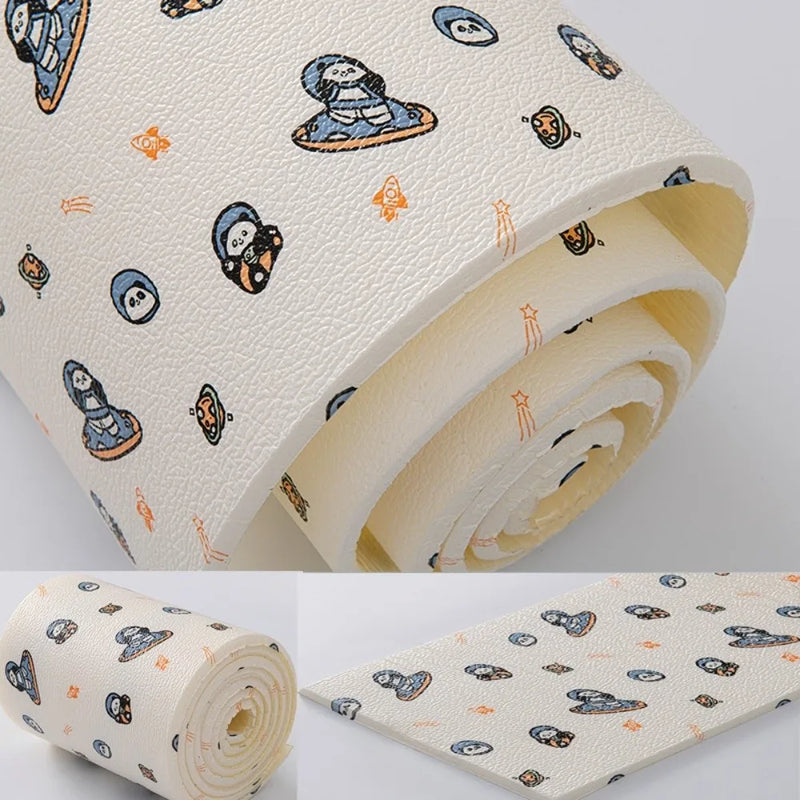 New Durable 20x200cm Anti Collision Strip Self-Adhesive Soft Foam Wall Protection Soft Wrapped Sponge Thickened Corner Protector