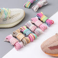 Round Shoelaces Rainbow Cotton Shoelace Quality Running Sneakers Laces 80/100/120/140/160CM Boots Shoe laces Shoes Accessories