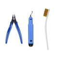 3D Printer Tool Kit Deburring Trimming Tool Scraper Cleaning Needle File Tweezers Pliers Basic Deburring Tools DIY Printer Parts