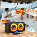 W-KING T11 Bluetooth Speakers,100W RMS, IPX6 Waterproof, BT 5.3 Portable Party Boombox Wireless Deep Bass/115dB Loud Massive Sound