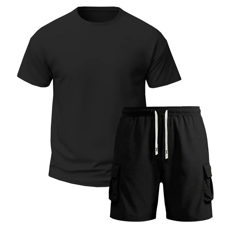 2-Pack Men's New Multi-Pocket Cargo Pants and Short | SAMAG
