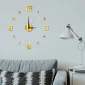 Luminous Digital Clock DIY Stereoscopic Wall Clock Silent Clock Living Room Bedroom Wall Clock Home Decorations